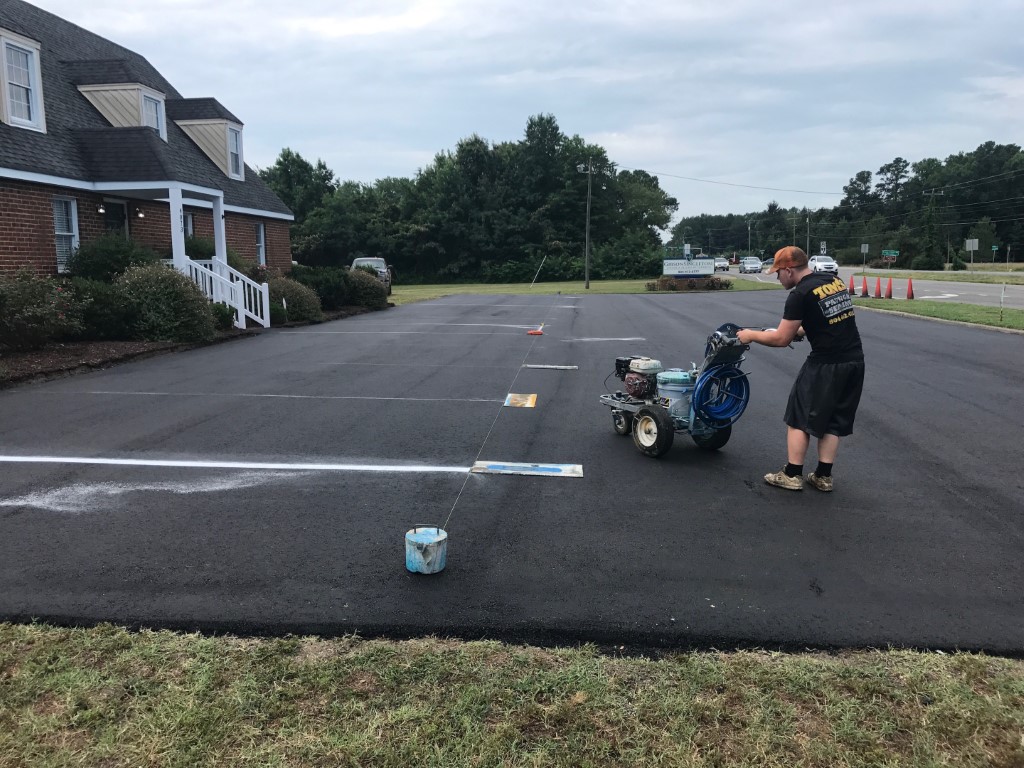 striping Singleton Church Parking Lot striping Singleton Church Parking Lot